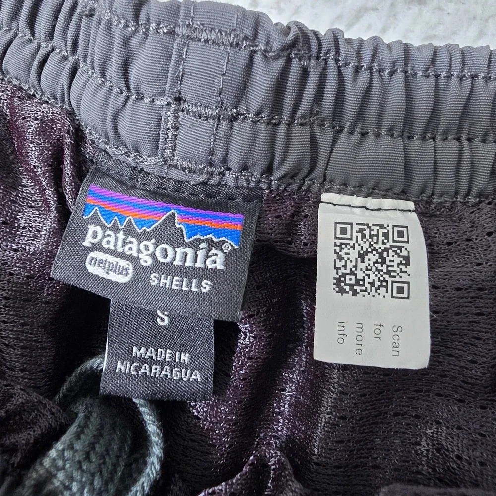 Patagonia Baggies Mens S Shorts Forge Grey Nylon 5